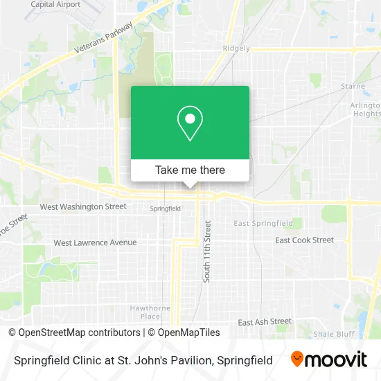 Springfield Clinic at St. John's Pavilion map