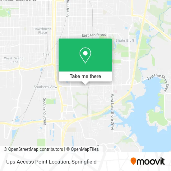 Ups Access Point Location map