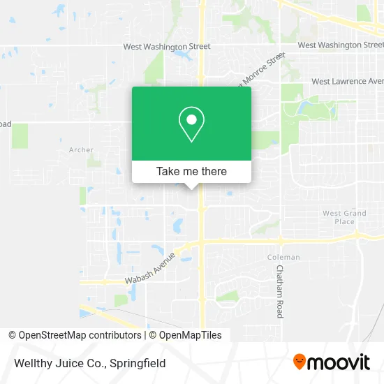 Wellthy Juice Co. map