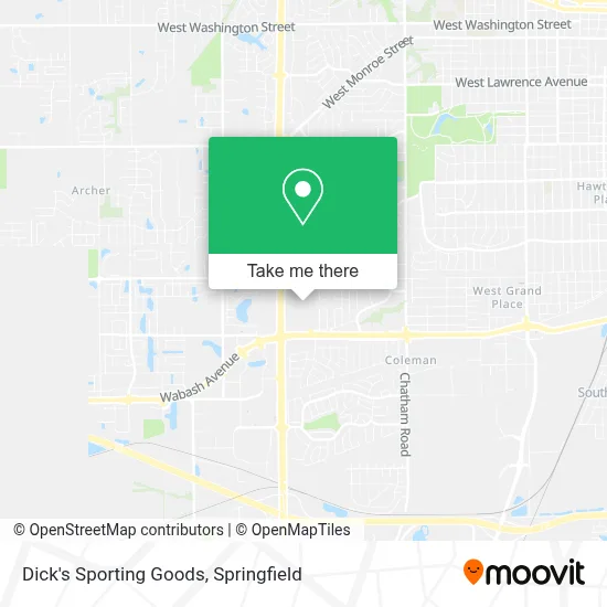 Dick's Sporting Goods map