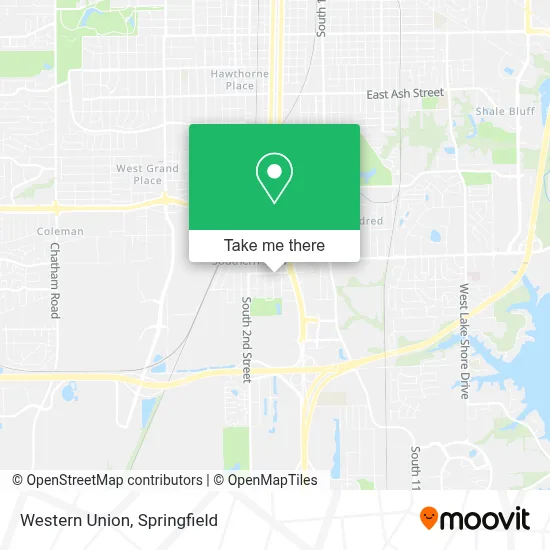 Western Union map