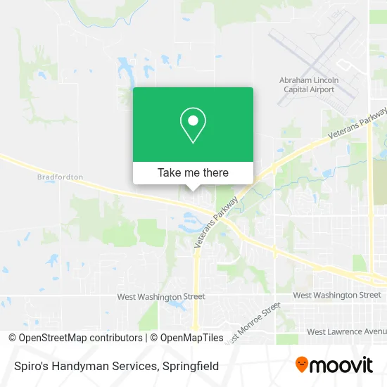Spiro's Handyman Services map