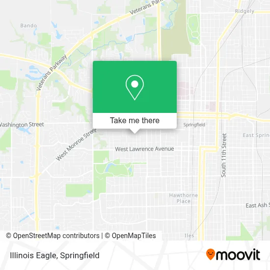 Illinois Eagle map