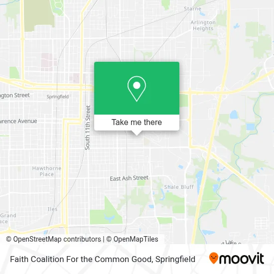 Faith Coalition For the Common Good map