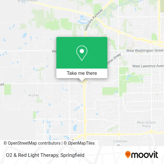 O2 & Red Light Therapy map