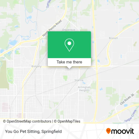 You Go Pet Sitting map