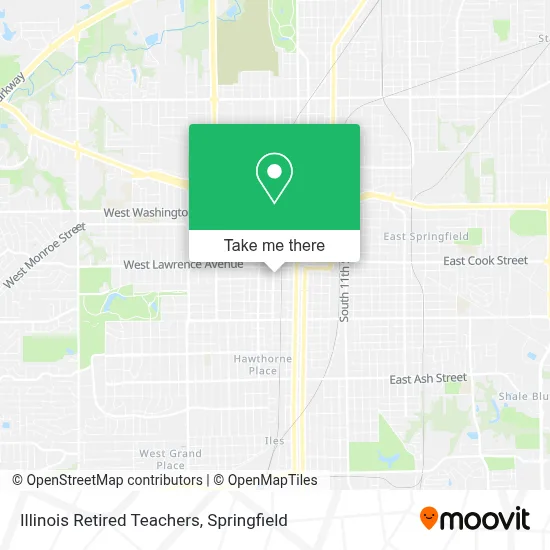 Illinois Retired Teachers map
