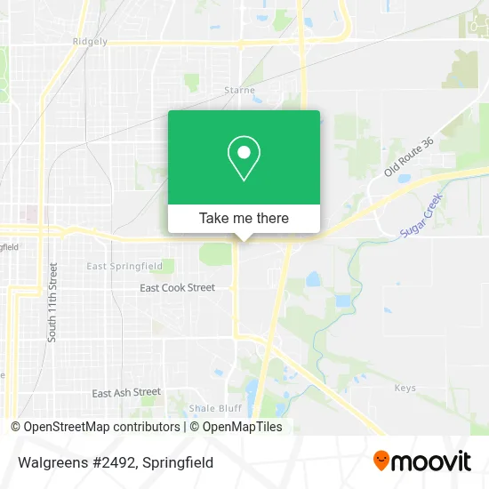 Walgreens #2492 map