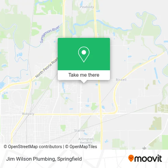 Jim Wilson Plumbing map