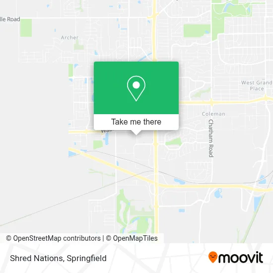 Shred Nations map