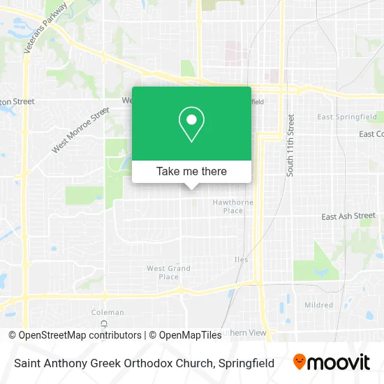 Saint Anthony Greek Orthodox Church map