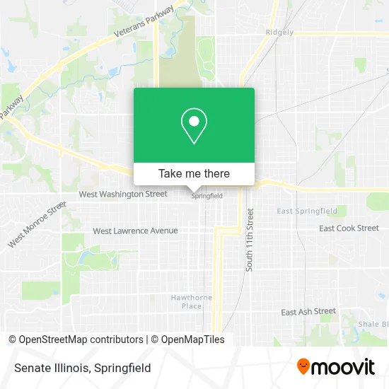 Senate Illinois map