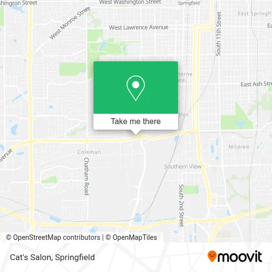 Cat's Salon map