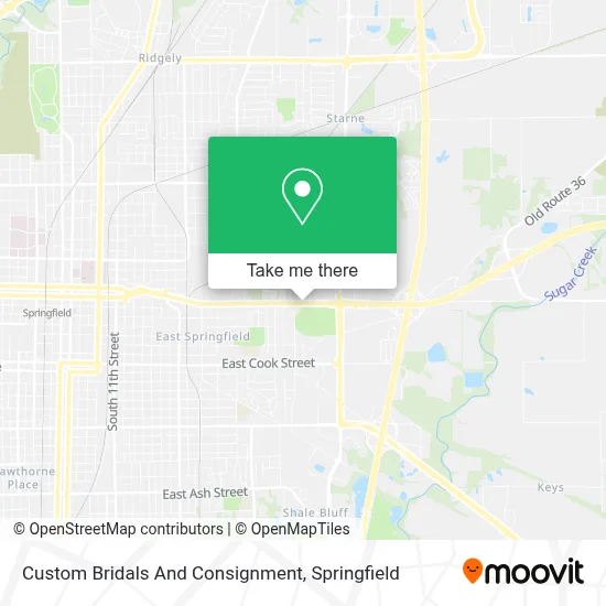 Custom Bridals And Consignment map