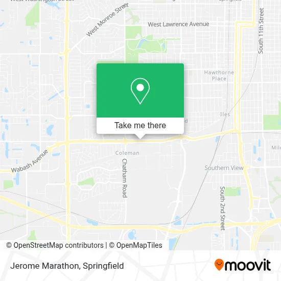 Jerome Marathon map