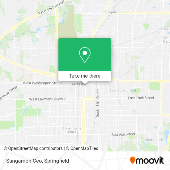 Sangamon Ceo map