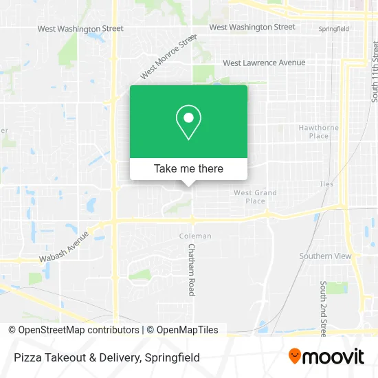 Pizza Takeout & Delivery map