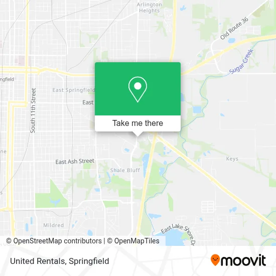 United Rentals map