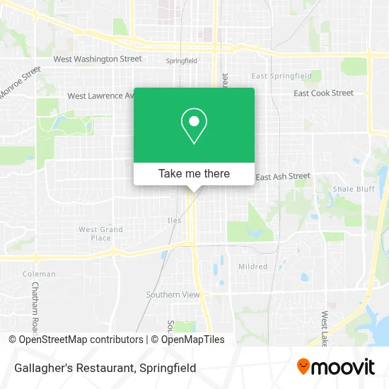 Gallagher's Restaurant map