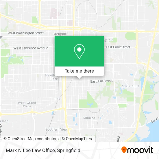 Mark N Lee Law Office map