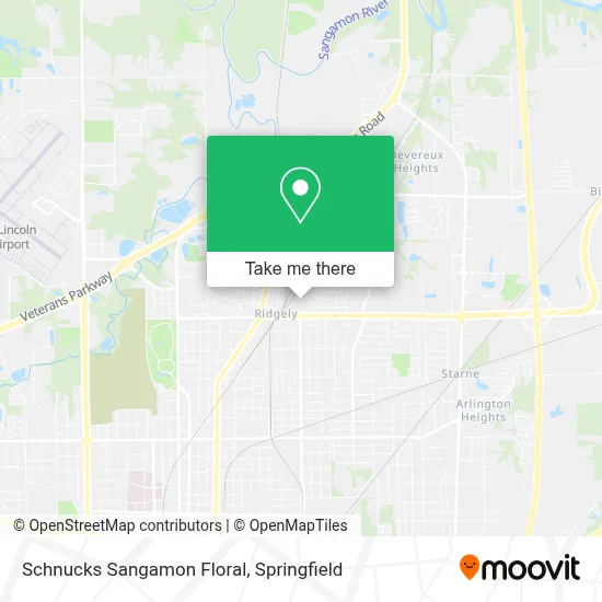 Schnucks Sangamon Floral map