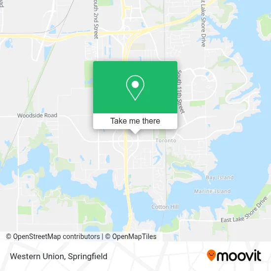 Western Union map