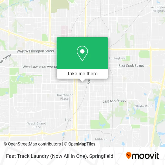 Fast Track Laundry (Now All In One) map