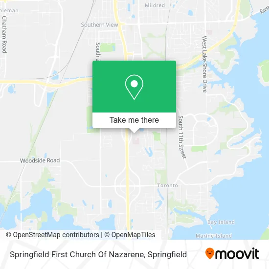 Springfield First Church Of Nazarene map