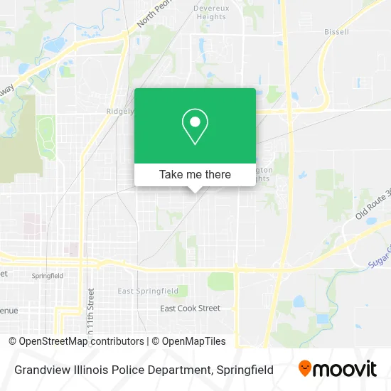 Grandview Illinois Police Department map