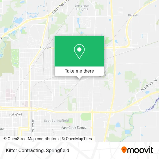 Kilter Contracting map