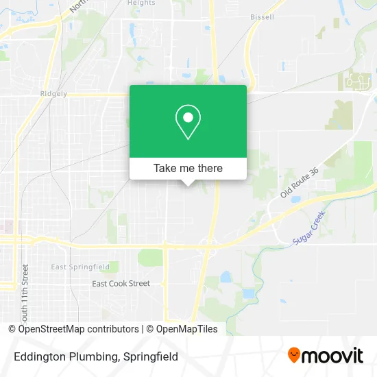 Eddington Plumbing map
