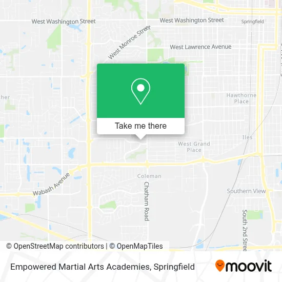 Empowered Martial Arts Academies map