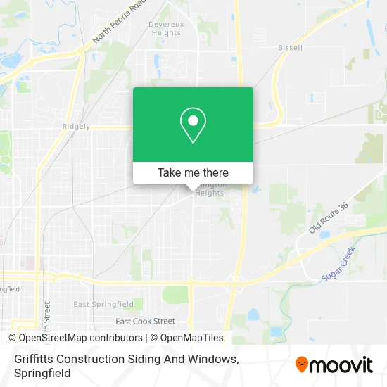 Griffitts Construction Siding And Windows map