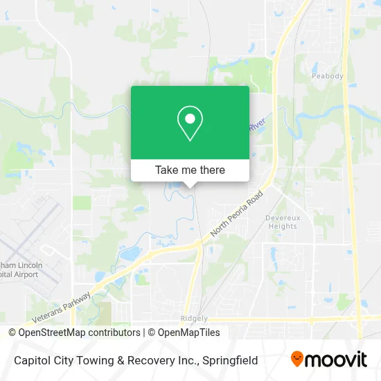Capitol City Towing & Recovery Inc. map