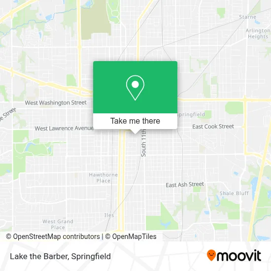 Lake the Barber map