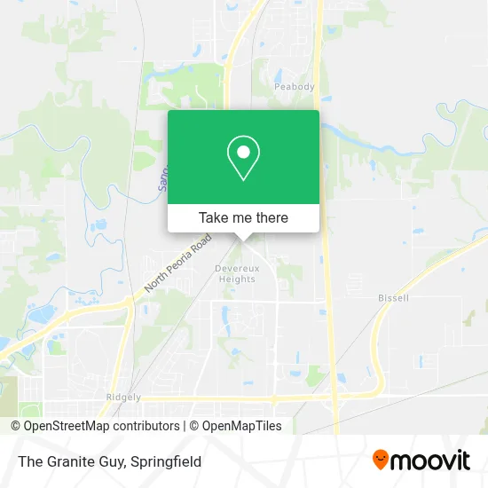 The Granite Guy map
