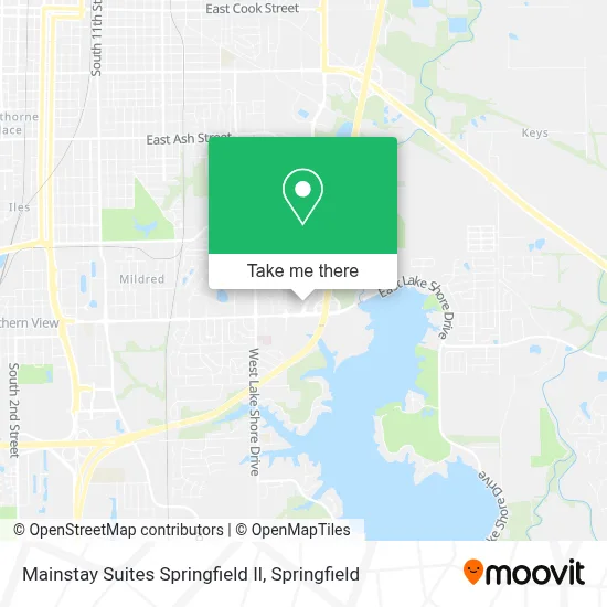 Mainstay Suites Springfield Il map