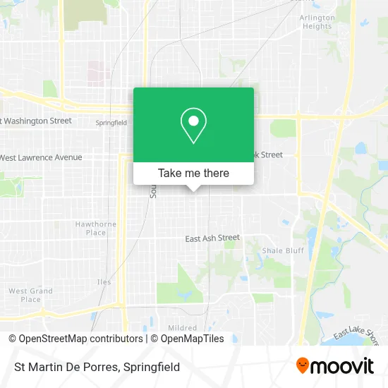 St Martin De Porres map