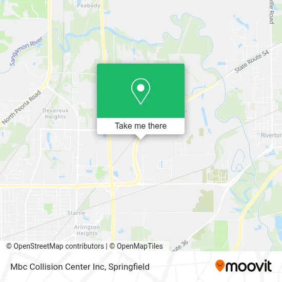 Mbc Collision Center Inc map