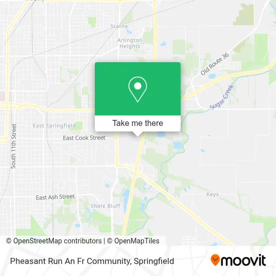 Pheasant Run An Fr Community map