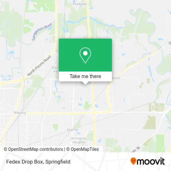 Fedex Drop Box map