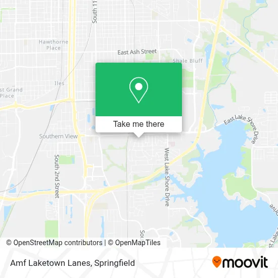 Amf Laketown Lanes map