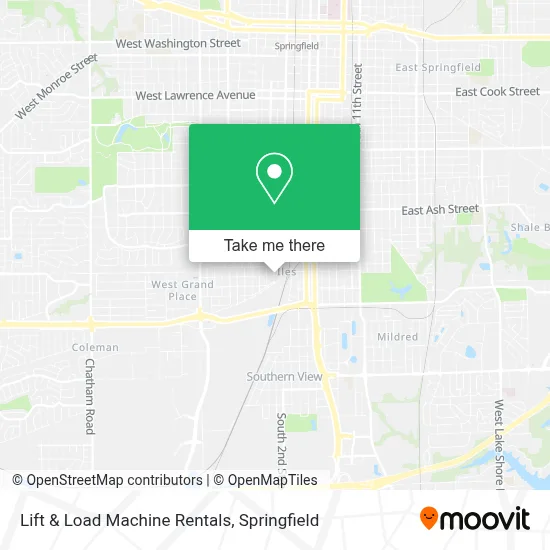 Lift & Load Machine Rentals map