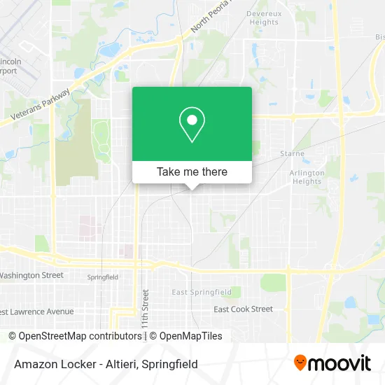 Amazon Locker - Altieri map