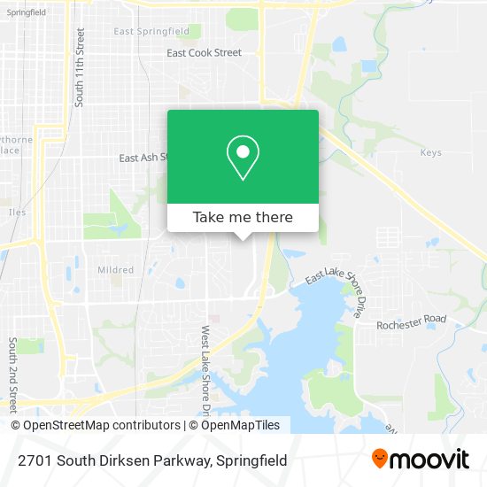 Mapa de 2701 South Dirksen Parkway