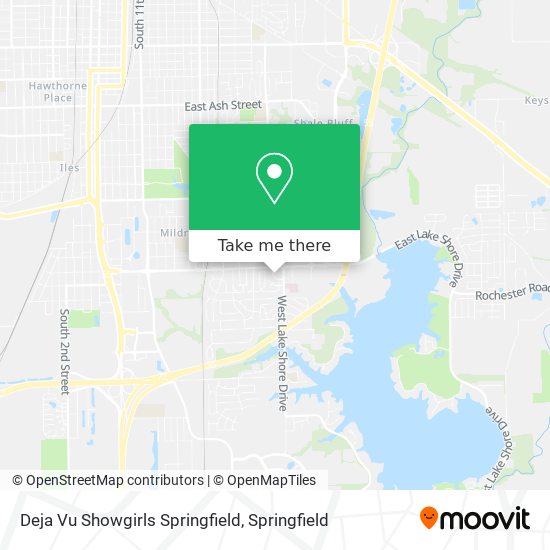 Mapa de Deja Vu Showgirls Springfield