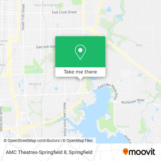 AMC Theatres-Springfield 8 map