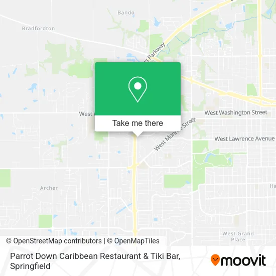 Mapa de Parrot Down Caribbean Restaurant & Tiki Bar