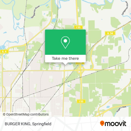 BURGER KING map