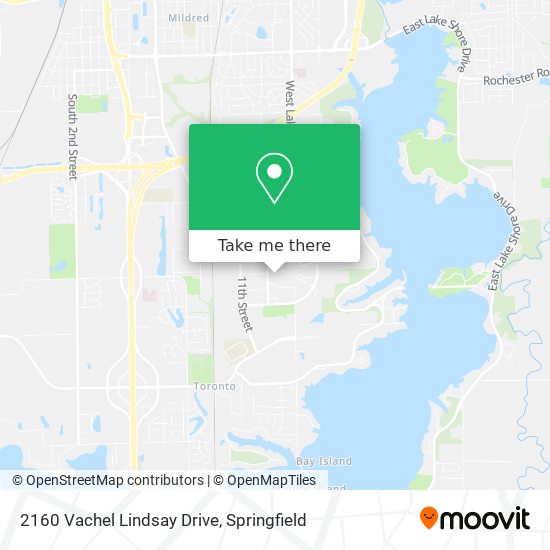 2160 Vachel Lindsay Drive map